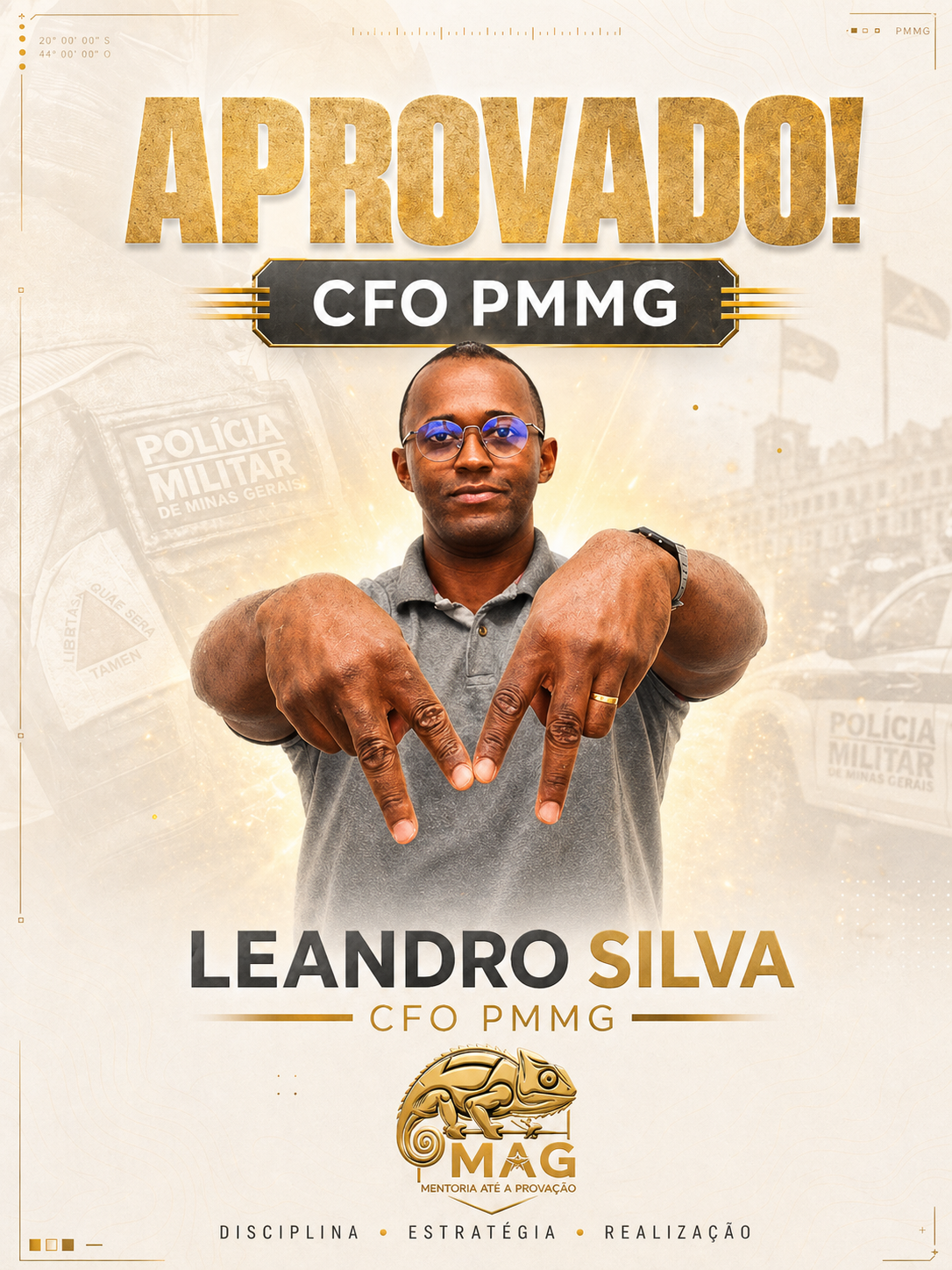 Aluno aprovado da Mentoria MAG
